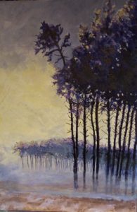 peinture-artiste-normandie-paysage-landes-arbres